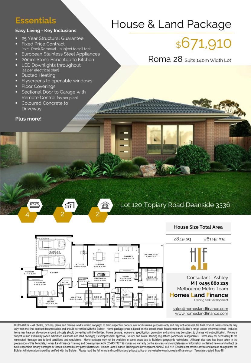 Lot 120 Topiary Road Deanside 3336 Roma 28